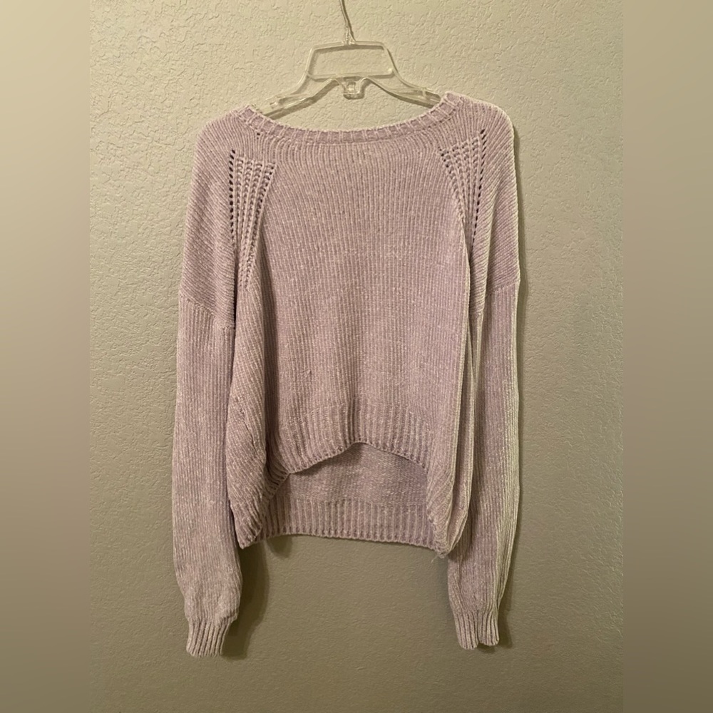 Charlotte Russe lavender knit sweater